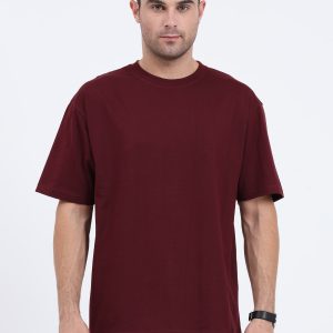 Wine Red Oversized T-Shirt – Hiphop