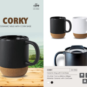 Corky – Ceramic Mug With Cork Base