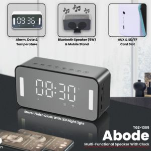 Abode – Multi Functional Speaker With Clock