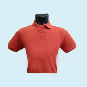 US Polo Assn Collared T-Shirt – Orange Dark