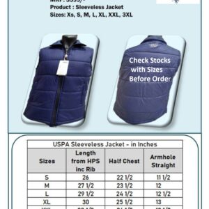 US Polo Quilted Jacket Sleeveless – Blue