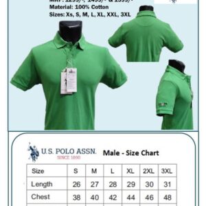 US Polo Assn Collared T-Shirt – Green