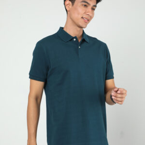 Solid Polo – Men – Petrol