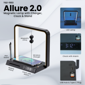 Allure 2.0 | Wireless Charger | Magnetic Lamp