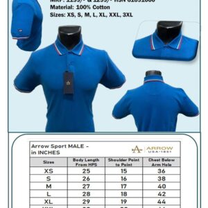 Arrow Tipping Male T-Shirt – Royal Blue