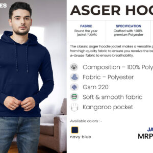 Jack And Jones Asger Hoodies | Navy