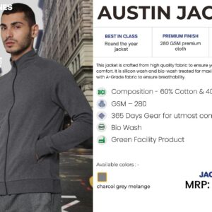 Austin Jacket – Charcoal Grey