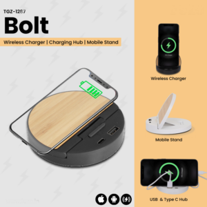 Bolt Wireless Charger | Charging Hub | Mobile Stand