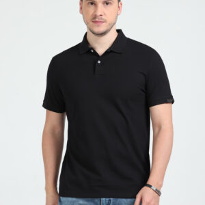 Premium Edition – Collared T-Shirt – Black