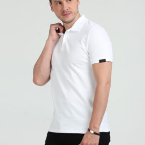 Premium Edition – Collared T-Shirt – White