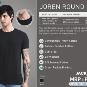 Jack & Jones Joren Crew Neck | Black