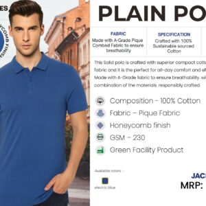 Plain Polo – Electric Blue