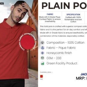 Plain Polo – Red