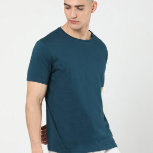 Rare Rabbit Round Neck Petrol Blue