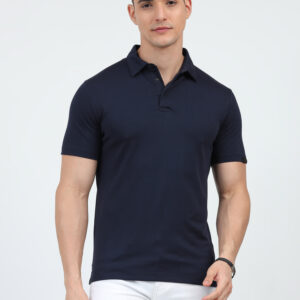 Rare Rabbit Signature Edition Polo – Navy Blue