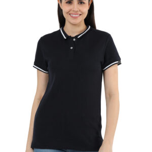 Rare Rabbit Coprus Cotton Tipping Polo Women