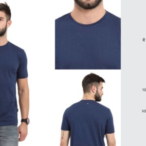 Crew Neck Tshirt – Navy Blue