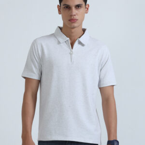 Caslay Sweat Polo White