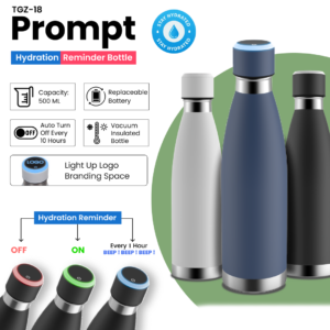 Prompt | Hydration Reminder Bottle (Double Wall SS)