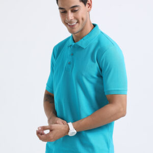 Swiss Military Premium Polo TSH-91 Mint Blue