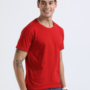 Swiss Military Round Neck TSH-86 Deep Red