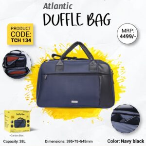 Atlantic Duffle Bag Navy & Black – Offi