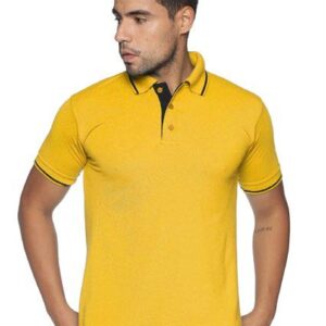 Lemon Yellow | 220 GSM Tipping Polo