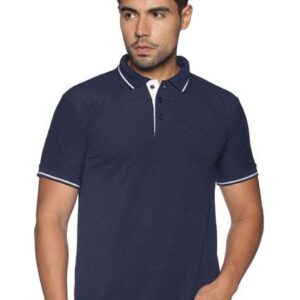 Navy Blue | 220 GSM Tipping Polo