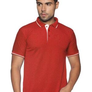 Red | 220 GSM Tipping Polo