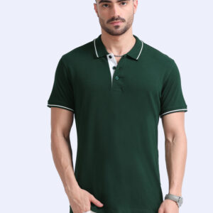 Bottle Green | 250 GSM Organic Polo