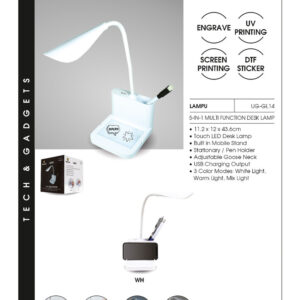 Lampu | 5 in 1 Desk Gadget