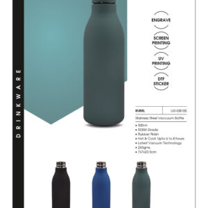 Rubbl Stainless Steel Vacuum Bottle