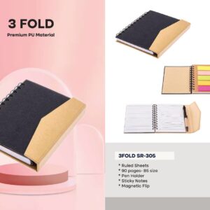 3 Fold NTSR-305 | Premium Notebook