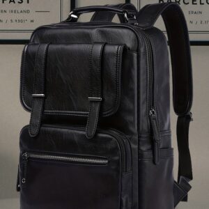 Premium Vegan Leather Laptop Backpack BM 154 | Fur Jaden