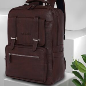 Premium Vegan Leather Laptop Backpack BM 154 | Fur Jaden