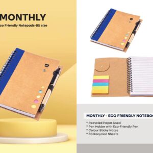 Monthly | Eco Friendly Notebooks