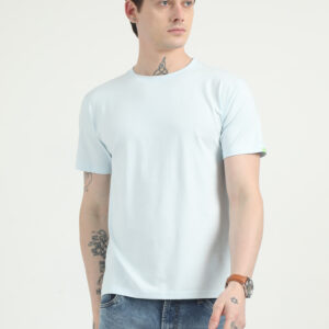 Caslay Organic Crew Neck TShirt | Ice Water