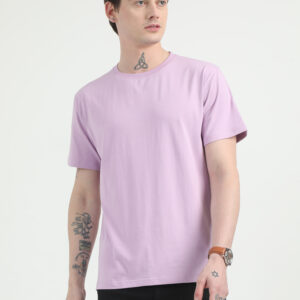 Caslay Organic Crew Neck TShirt | Lavender