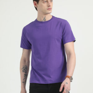 Caslay Organic Crew Neck TShirt | Prism Violet