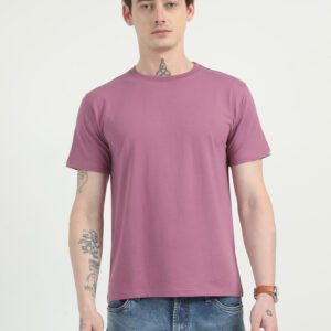 Caslay Organic Crew Neck TShirt | Purple