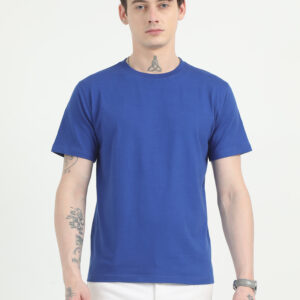 Caslay Organic Crew Neck TShirt | Royal Blue