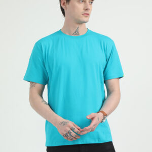 Caslay Organic Crew Neck TShirt | Teal