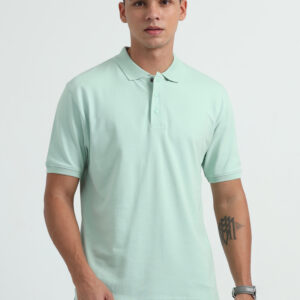 Caslay Organic Polo | Jade Green