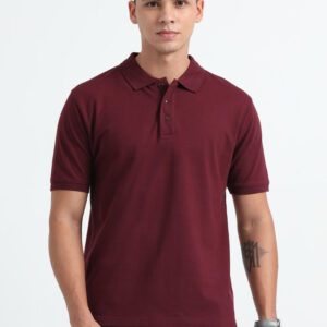 Caslay Organic Polo | Maroon