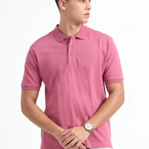 Caslay Organic Polo | Red Violet