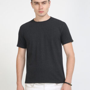 Caslay Sustainable Cotton TShirt | Charcoal