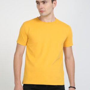 Caslay Sustainable Cotton TShirt | Mustard