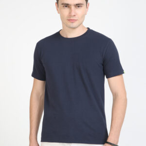 Caslay Sustainable Cotton TShirt | Navy Blue