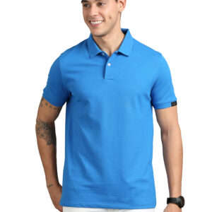 Rare Rabbit Coprus Cotton Polo | Royal Blue