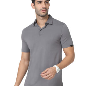 Rare Rabbit Signature Edition Polo | Metallic Grey